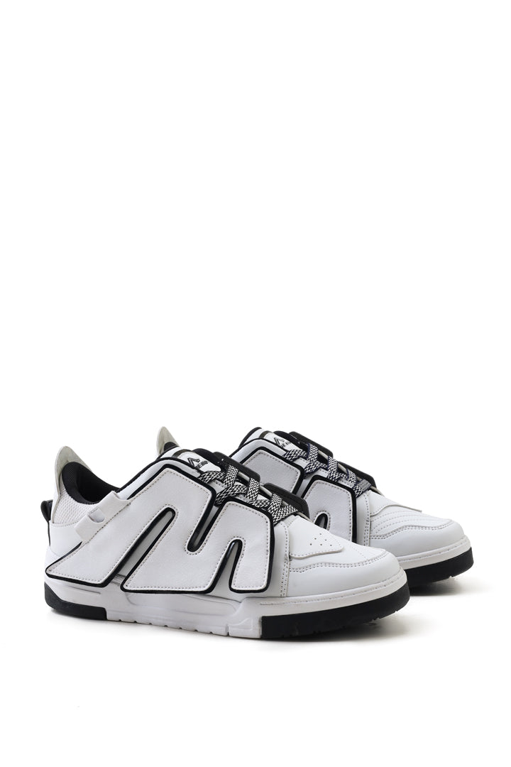 Zigzag White Sneakers