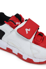 Flex White & Red Sneakers