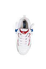 Vapro White/Red Low Top Trainer